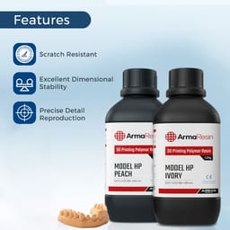 Arma Dental 3D Printing Resin - Model HP (1 KG)   - 11