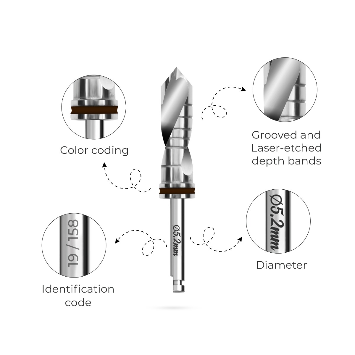 Waldent Implant Straight Drill