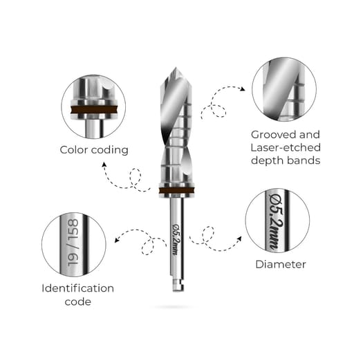 Waldent Implant Straight Drill