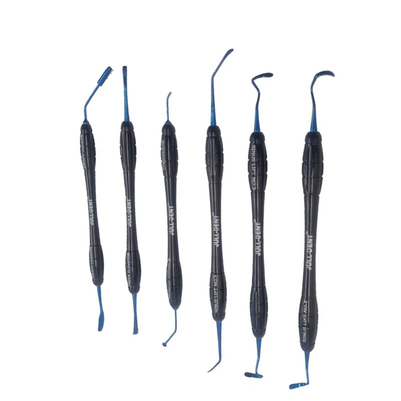 Julldent Direct Sinus Lift Instruments SS Metal Set of 6