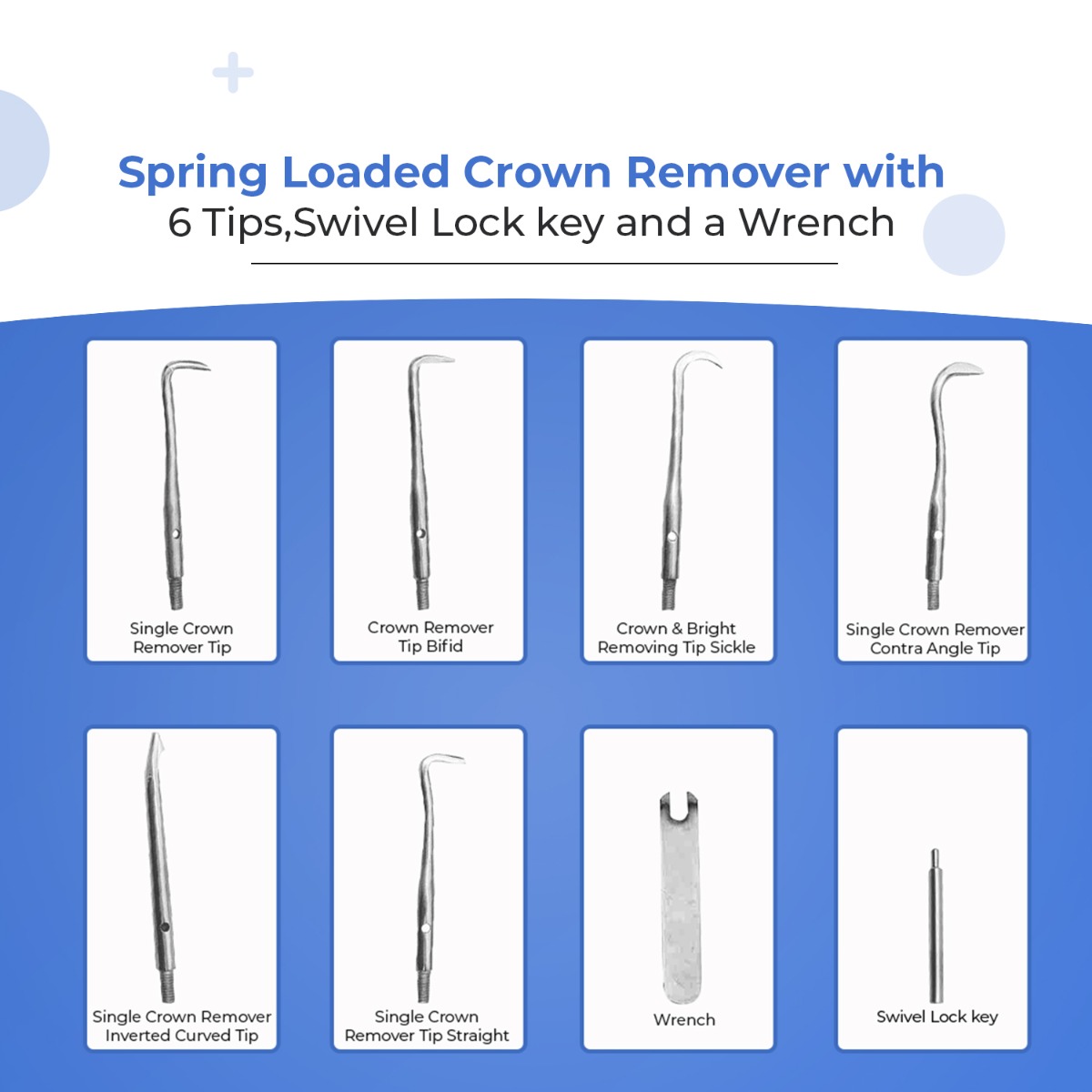 Waldent Automatic Crown Remover Instruments Kit (K21/5)