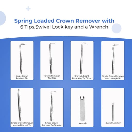 Waldent Automatic Crown Remover Instruments Kit (K21/5)