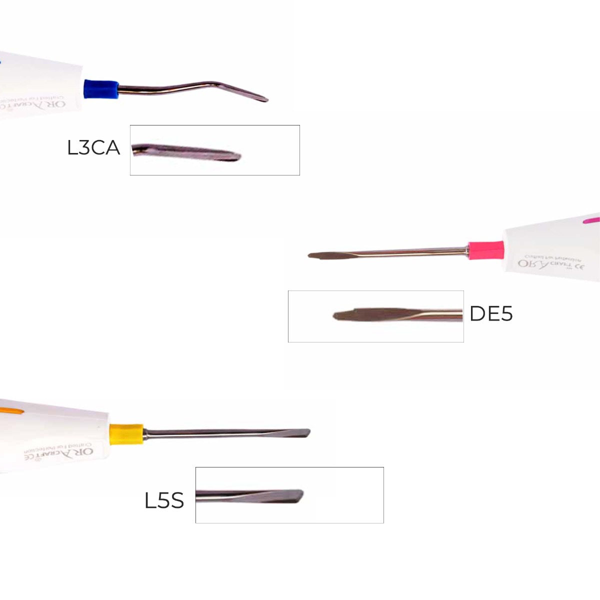 Oracraft Luxacut Luxators Set Of 9 With Pouch - LSP9