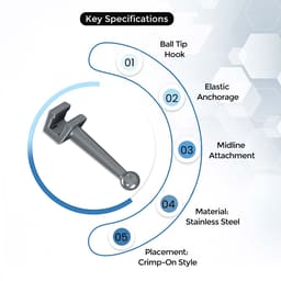 OrthoMetric Ball Point Straight Hook For Archwire - (30.10.2010) - 6