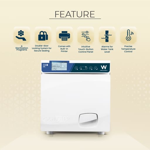 Waldent Schuster Class B Autoclave 23L