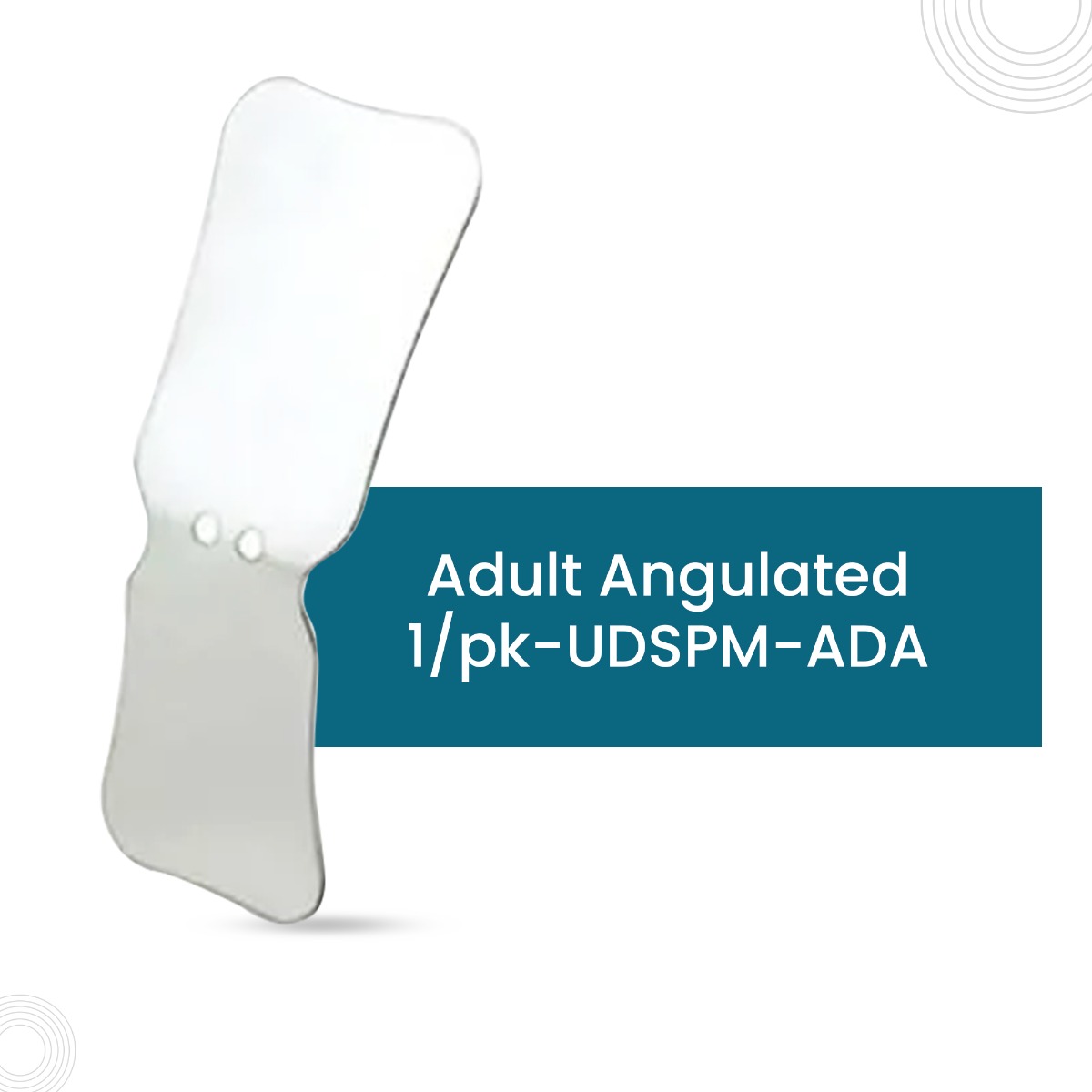 U Ortho Double Sided Stainless Steel Photographic Mirrors Angulated