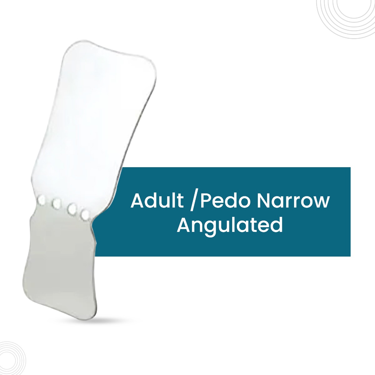 U Ortho Double Sided Stainless Steel Photographic Mirrors Angulated