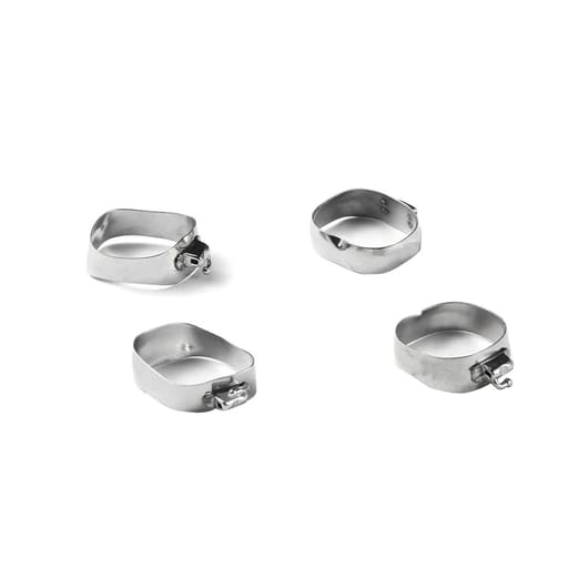 U Ortho Molar Bands Non-Convertible Mbt 0.022 2nd Molar (Pack of 4)
