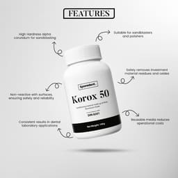 Sparedent Korox 50 Powder for Dental Sandblaster/Polisher - 4