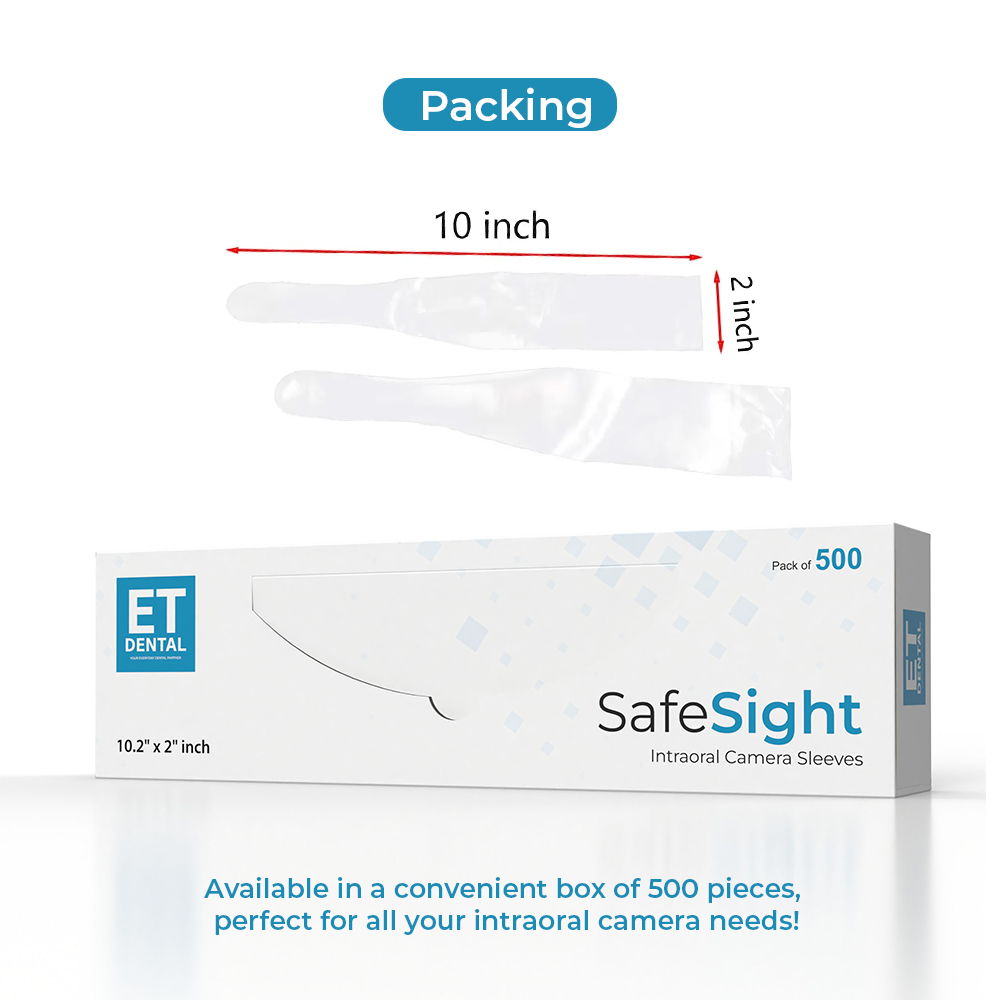 ET Dental SafeSight Intraoral Camera Sleeves (500pcs/Box)