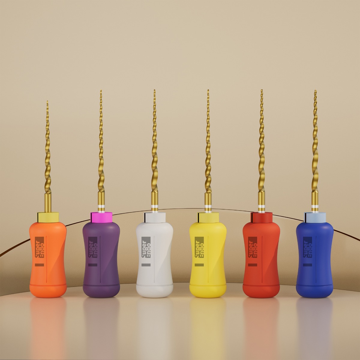 SuperEndo Gold Hand Protaper Files (Pack Of 6)   