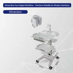 Waldent Dental Digital Equipment Trolley for Intraoral Scanner - 16