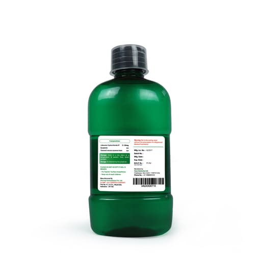 Vasa Lidorelief Lidocaine Hydrochloride Oral Topical Solution 2% ( Pack Of 10 )
