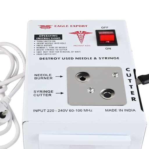 Life Needle And Syringe Destroyer - White
