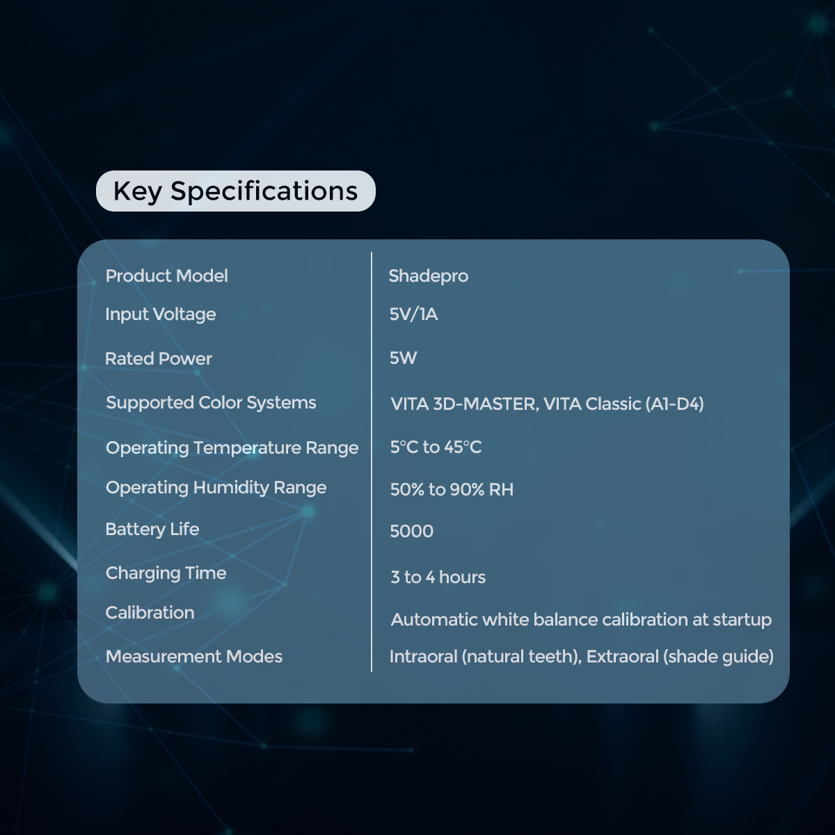 Waldent ShadePro Digital Shade Determination Device