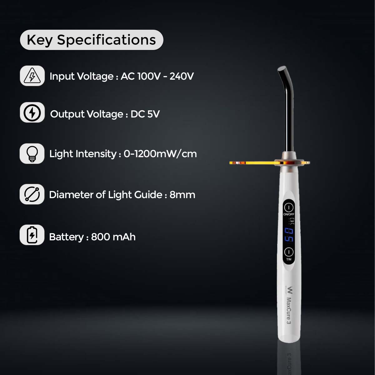 Waldent Maxcure 3 Light Cure Unit