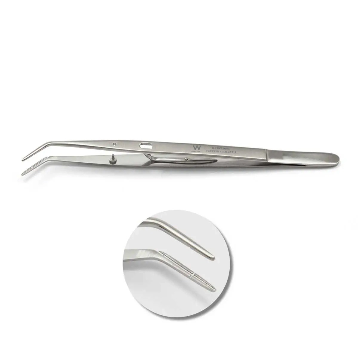 Waldent G.P. Holding Tweezers With Groove (23/111)