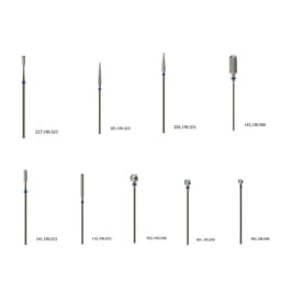 Labodent Tungsten Carbide Cross Cut Straight Handpiece Burs - Standard - 2