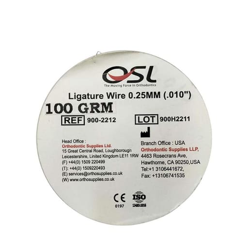 OSL Stainless Steel Ligature Wire Spools - 100gm
