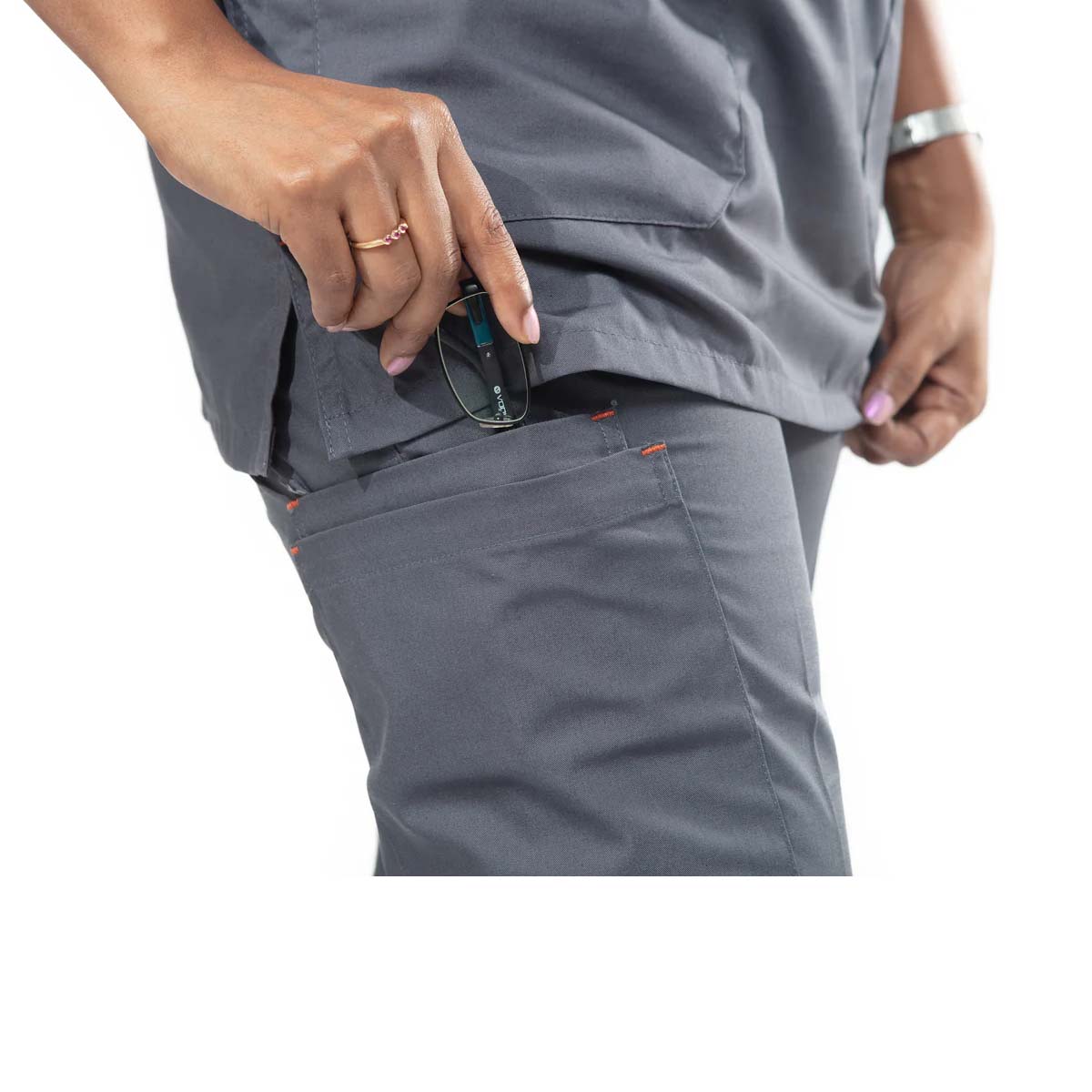 Uniform Craft Designer Scrubs Female - DSDX01 - Grey 