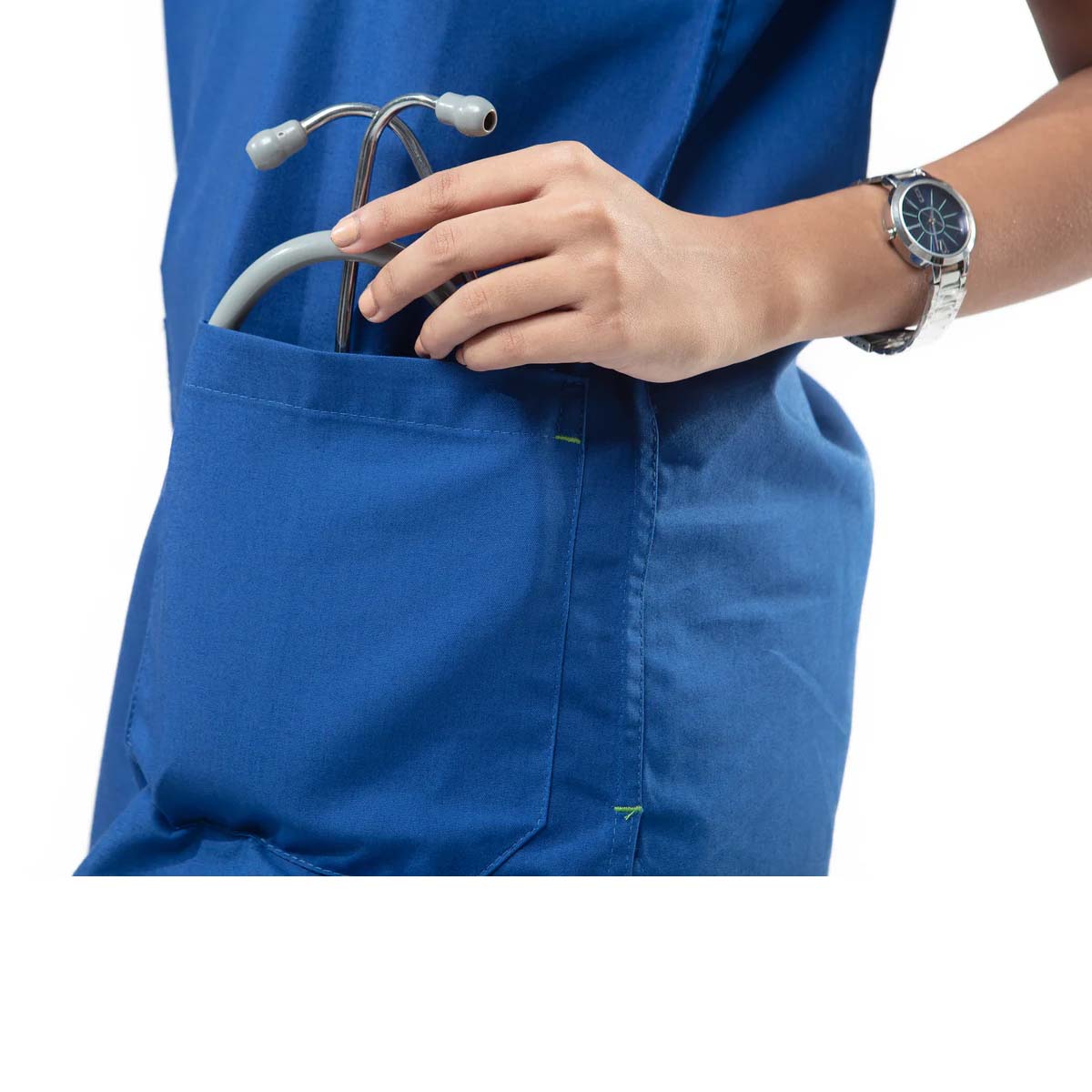 Uniform Craft Designer Scrubs Female - DSDX01 - Bright Blue