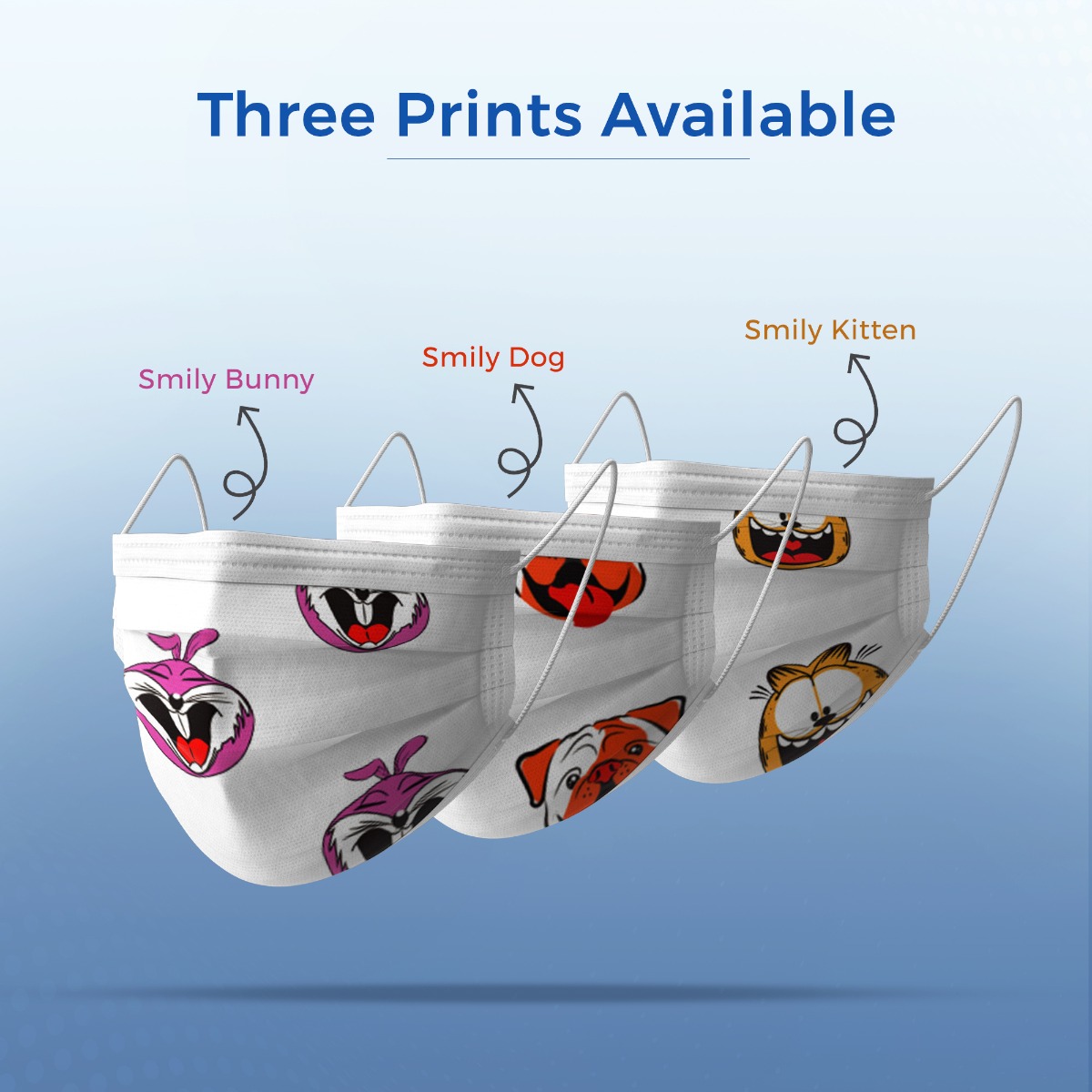 Waldent 3 Ply Printed Mask (Pack of 50)