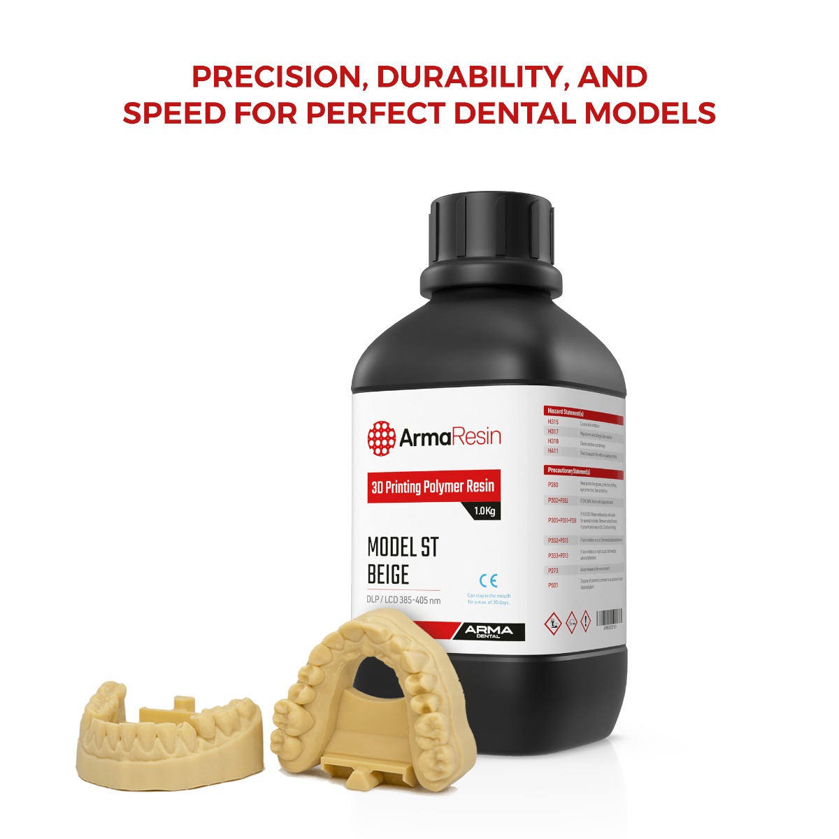 Arma Dental 3D Printing Resin - Model ST (1 KG) - Beige