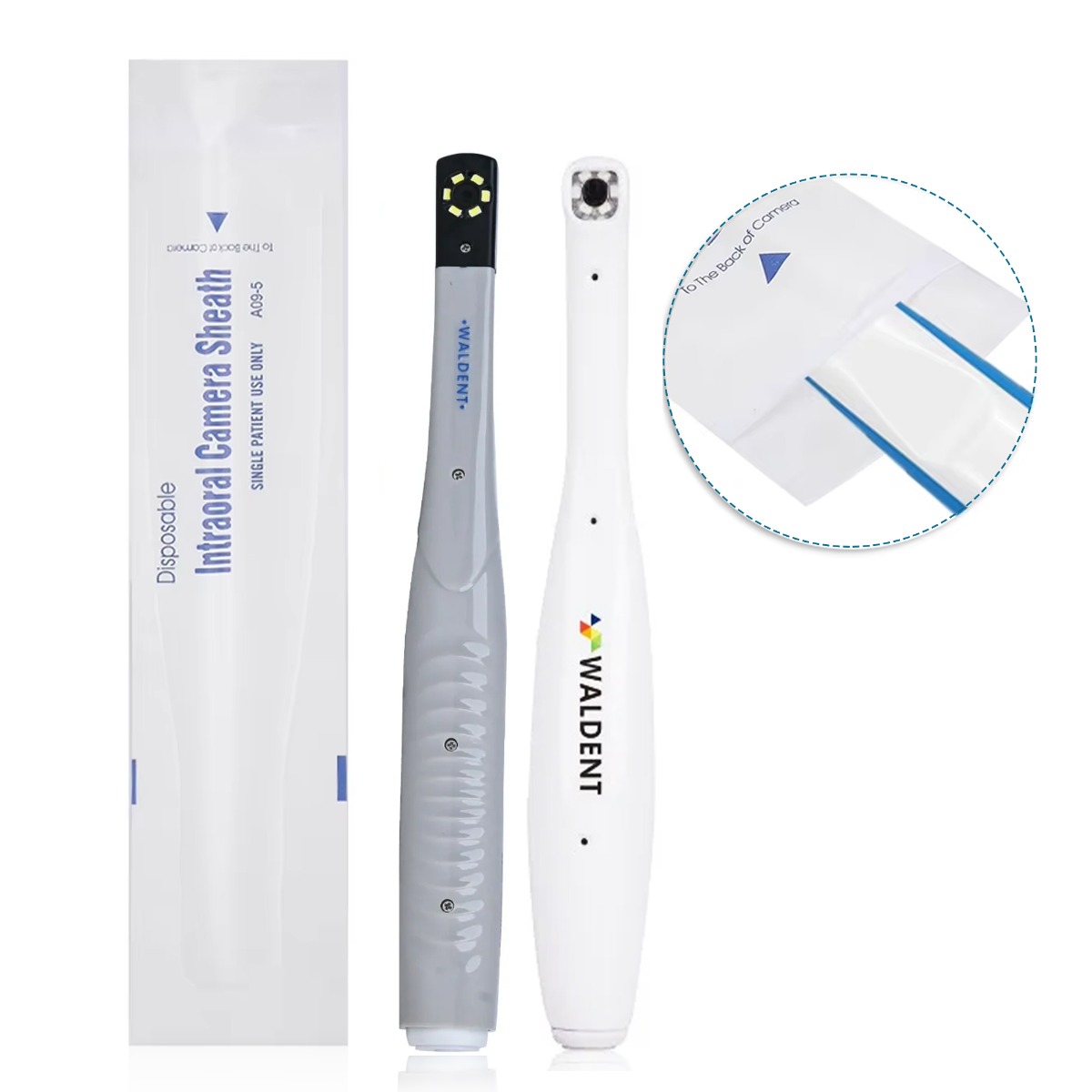 ET Dental VisiSafe Intraoral Camera Sheath - 9.8 x 2 inch (100pcs/Box)