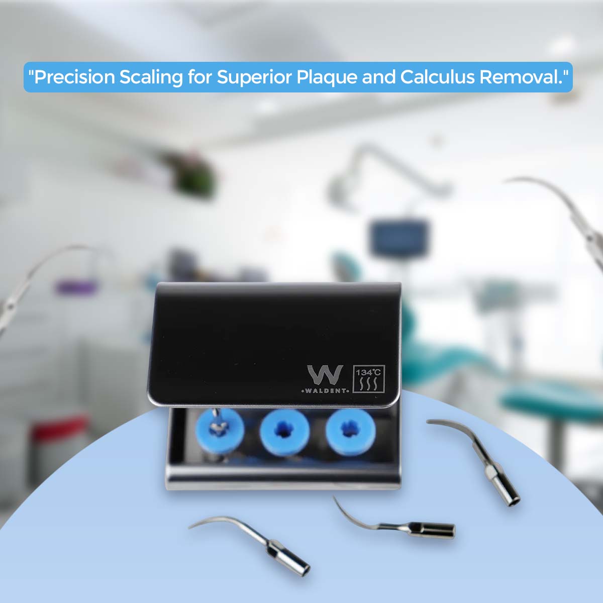 Waldent Anytooth Ultrasonic Scaler Tips Kit (EMS,UDS Type)