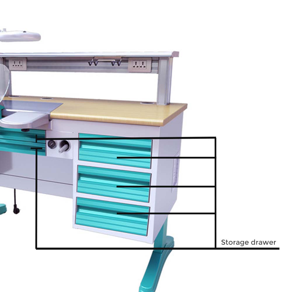 Jinguang Adjustable Dental Technician Table - 1.2m
