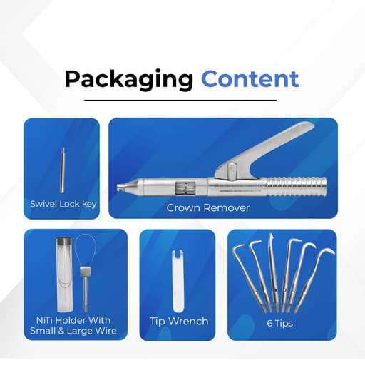 Waldent Automatic Crown Remover Instruments Kit (K21/5)