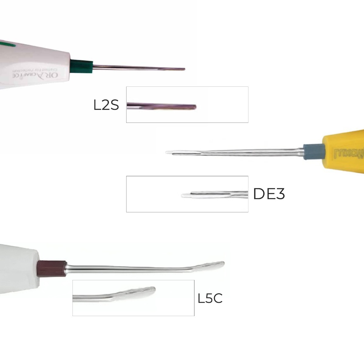 Oracraft Luxacut Luxators Set Of 9 With Pouch - LSP9