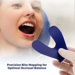Alphadent Dental Articulating Paper Horseshoe Shape Booklet (Hydrophilic) - 8