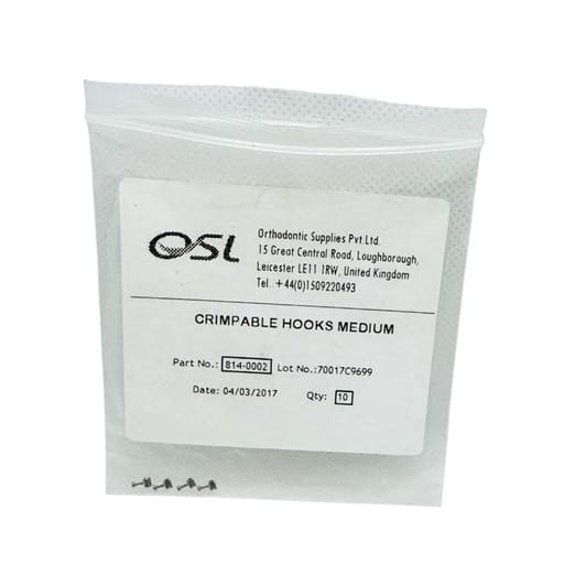 OSL Crimpable Hooks - Medium (Pack Of 10)