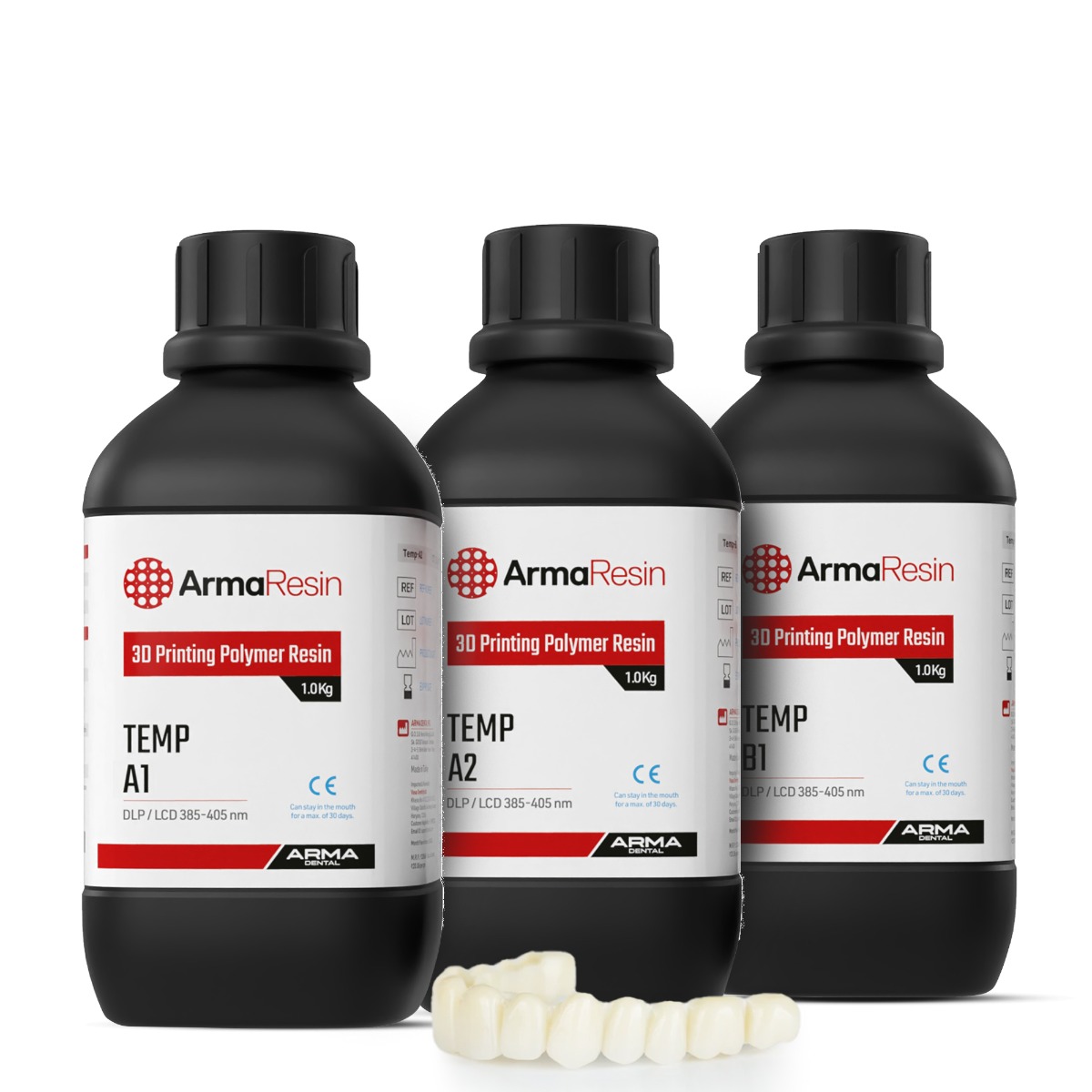 Arma Dental 3D Printing Resin - Temp (1 KG)