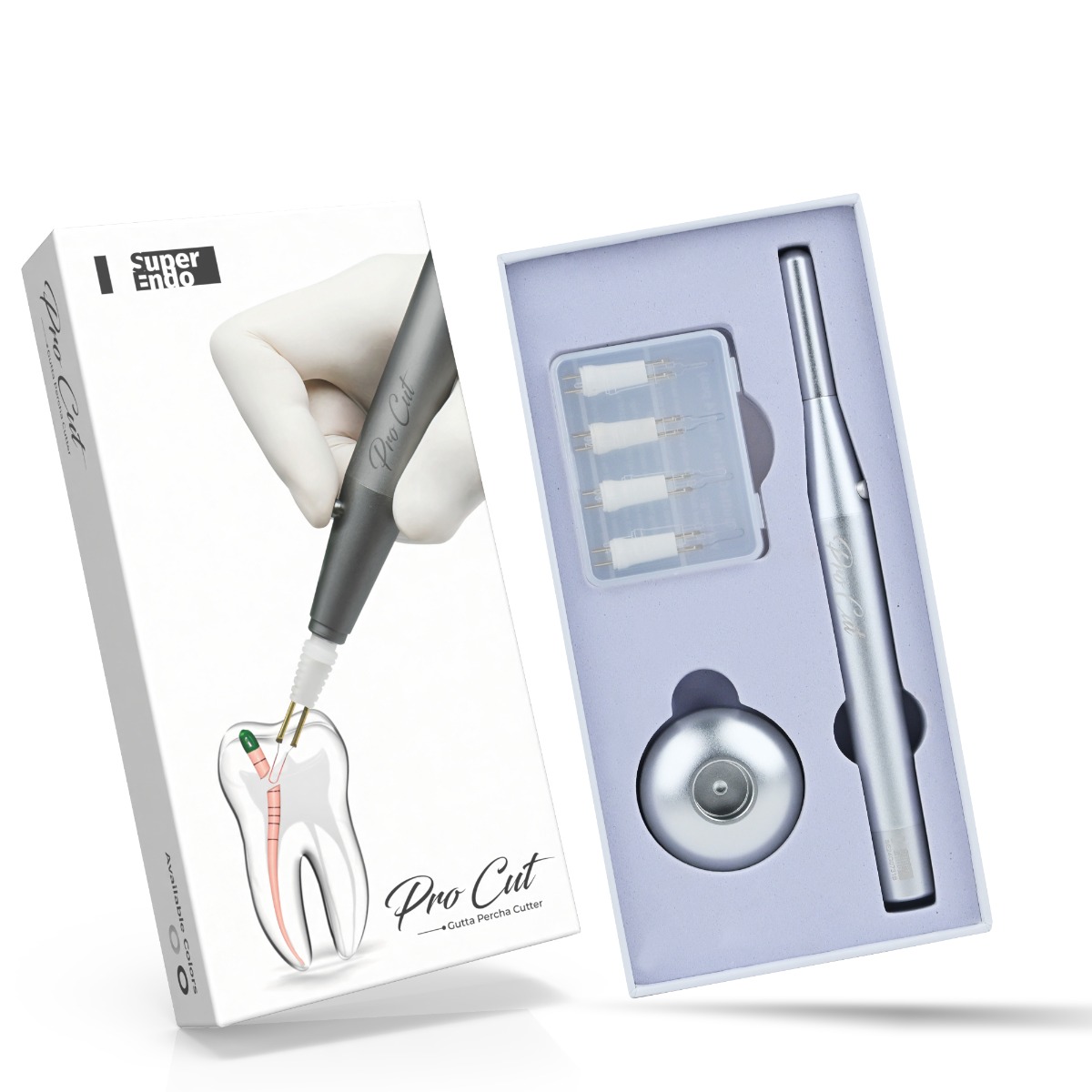 SuperEndo ProCut Gutta Percha Cutter - Silver