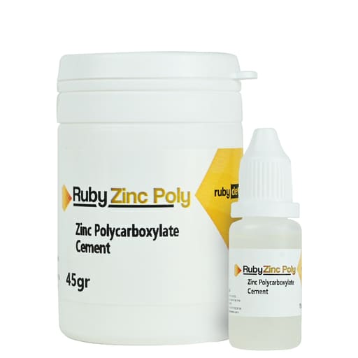 Rubydent Ruby Zinc Poly Zinc Polycarboxylate Cement