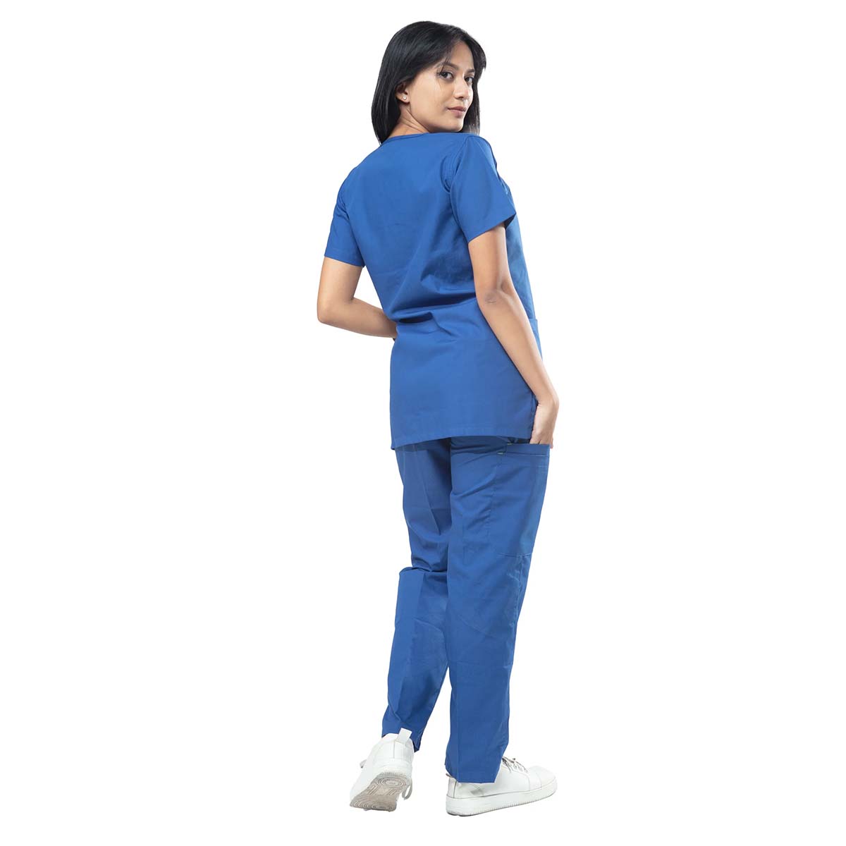 Uniform Craft Designer Scrubs Female - DSDX01 - Bright Blue