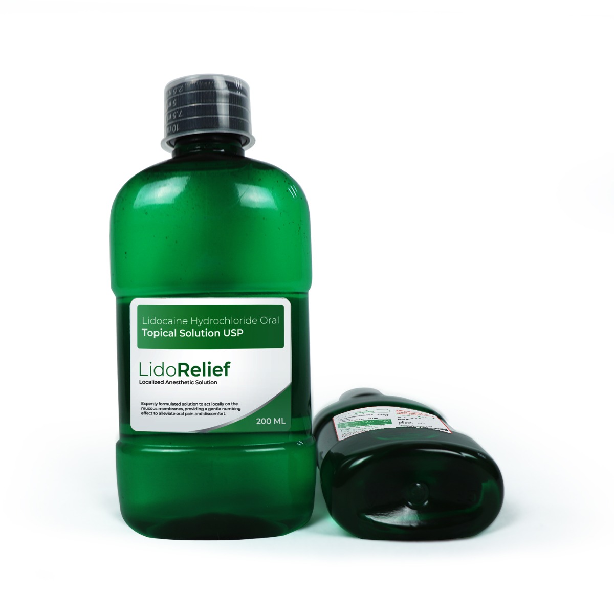 Vasa Lidorelief Lidocaine Hydrochloride Oral Topical Solution 2% ( Pack Of 10 )