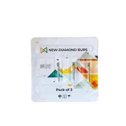 NewDiamond Ball Round Diamond Bur BR-31C (Pack Of 3)