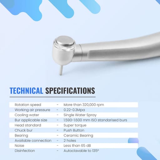 Waldent Eco Plus Airotor Handpiece And Cartridges