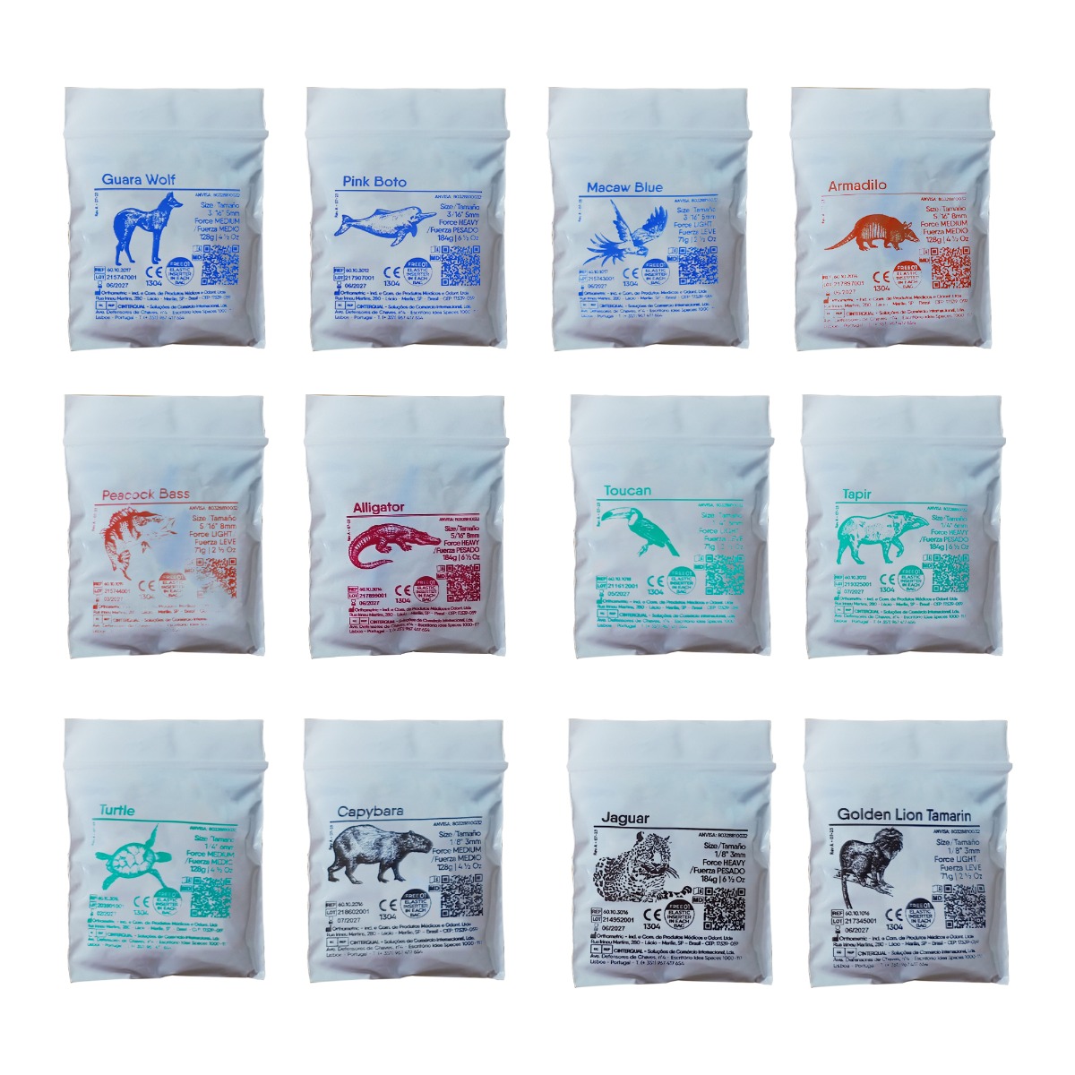 OrthoMetric Elastomerics Intraoral Latex Elastic (Pack of 100) I One Free Elastic Inserter