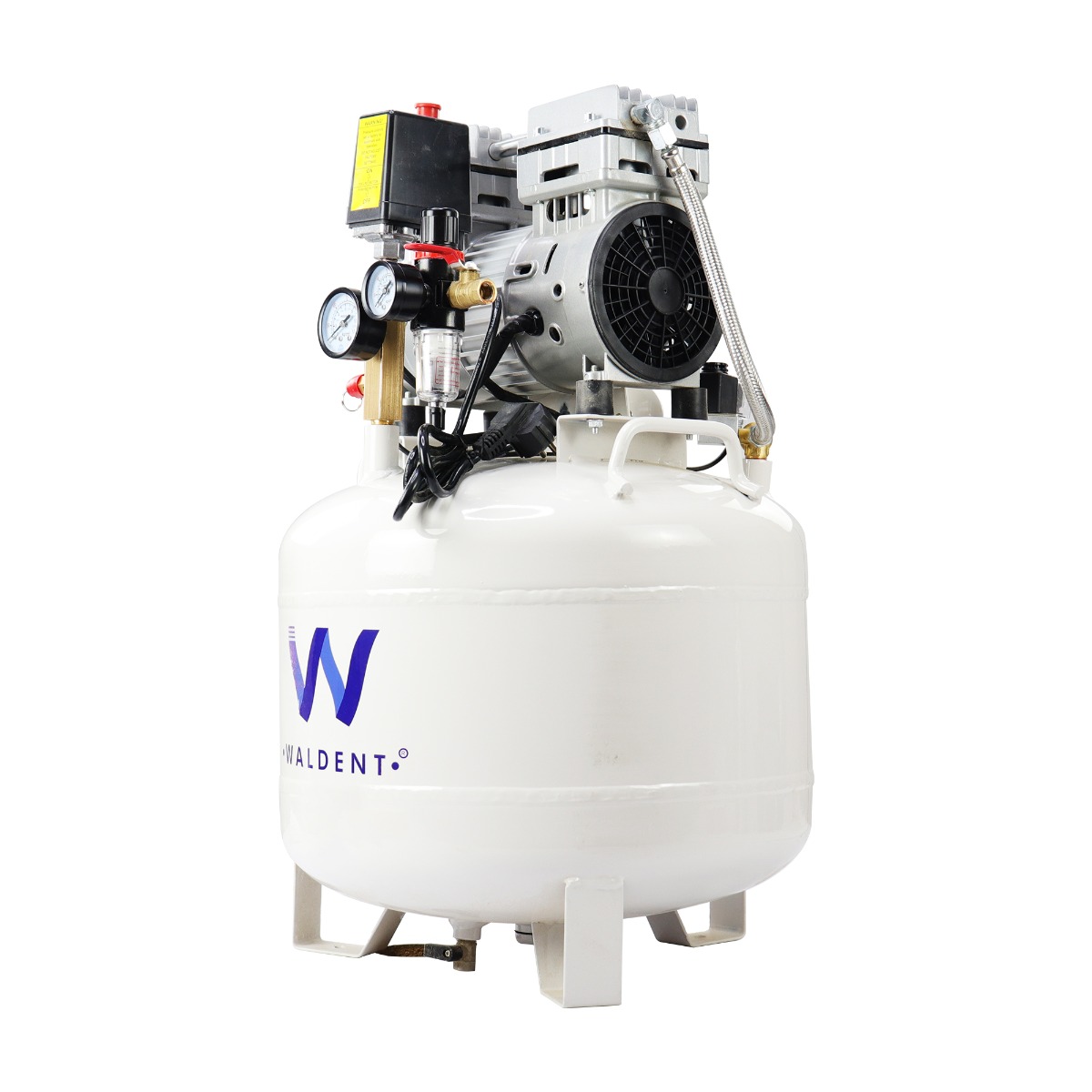 Waldent TurboX Pro Dental Air Compressor 1.1 HP- Round Tank (WAC-110-TP-RT) # Refurbished