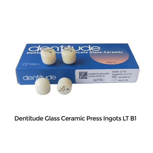 Dentitude Glass Ceramic Press Ingots (Pack of 10)