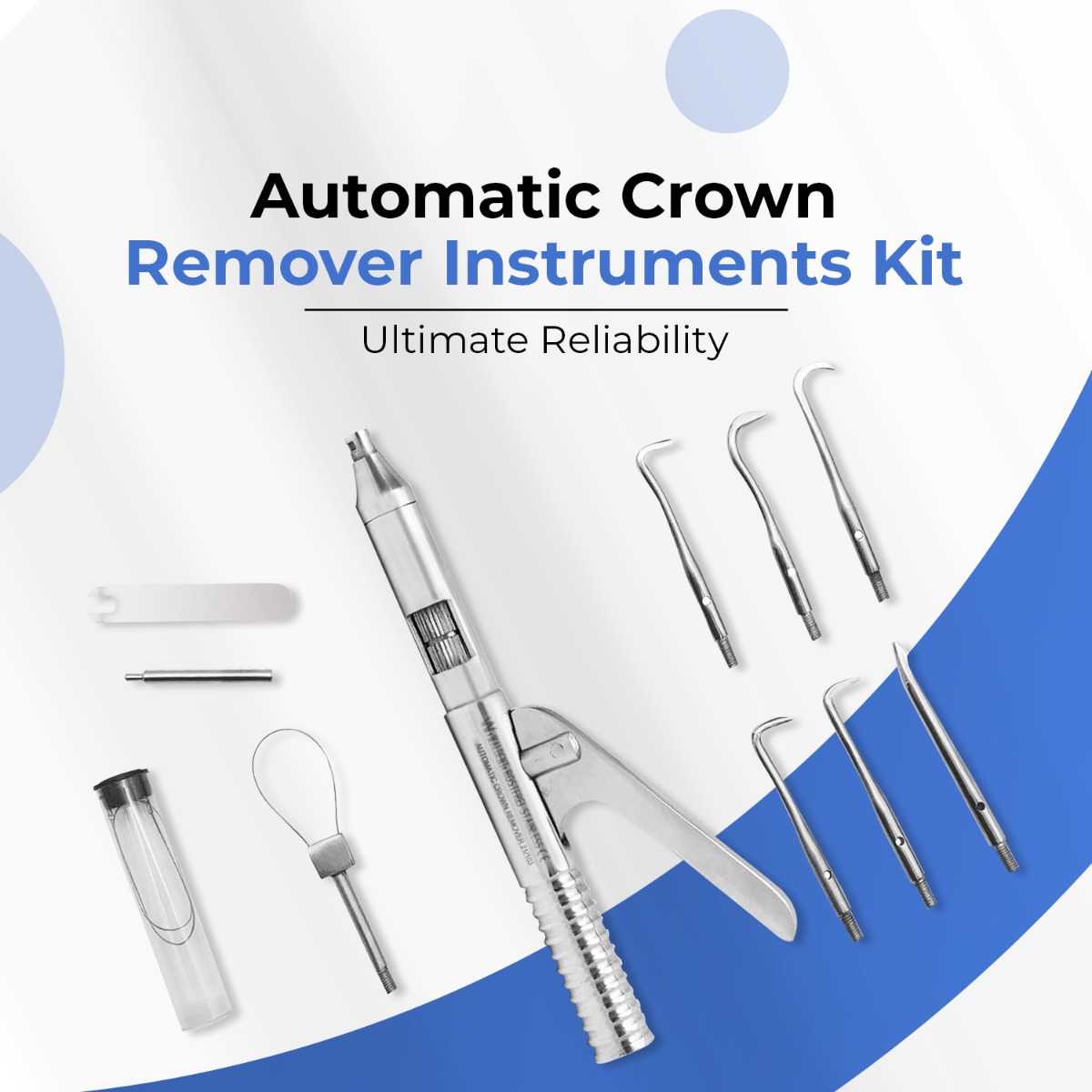 Waldent Automatic Crown Remover Instruments Kit (K21/5)