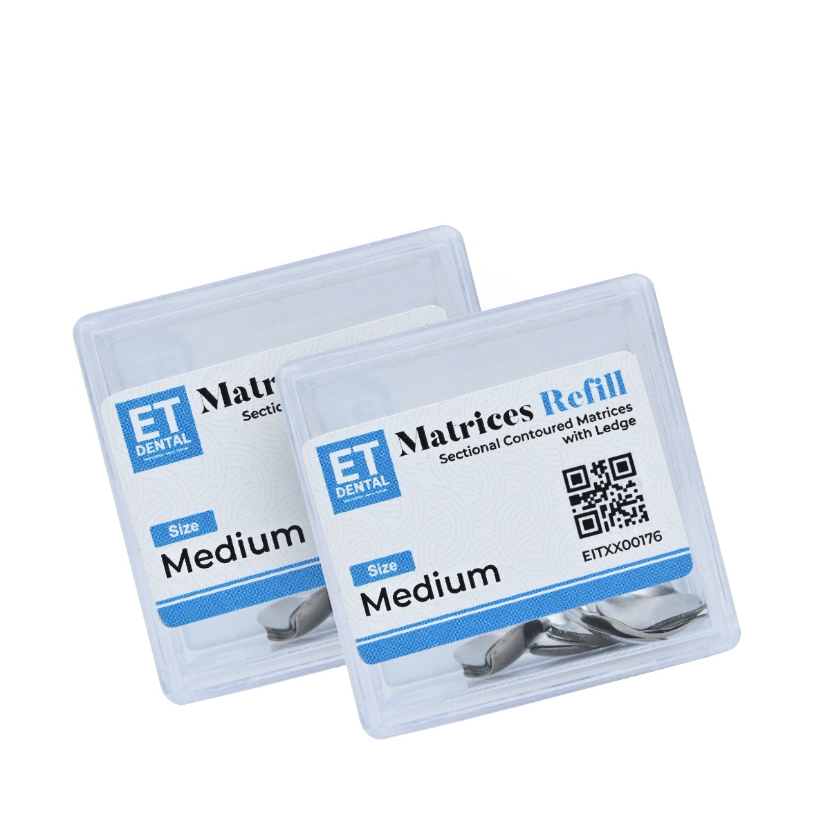 ET Dental Sectional Contoured Matrices Refill Medium With Ledge