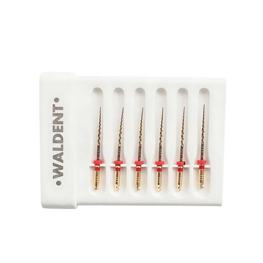 Waldent Wal-flex Gold Rotary Files 21mm