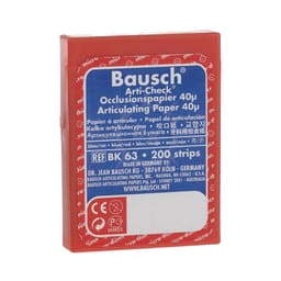 Bausch Articulating Paper Plastic Dispenser with Pre-Cut 200 Strips Blue/Red - BK 63