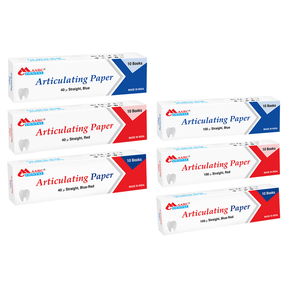 Maarc Dental Articulating Paper - 40µ Microns & 100µ Microns