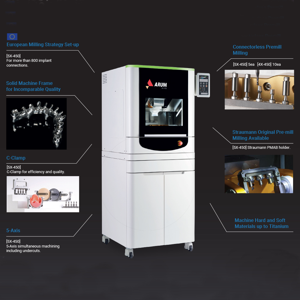 Arum 5X-450 CAD/CAM Milling Machine